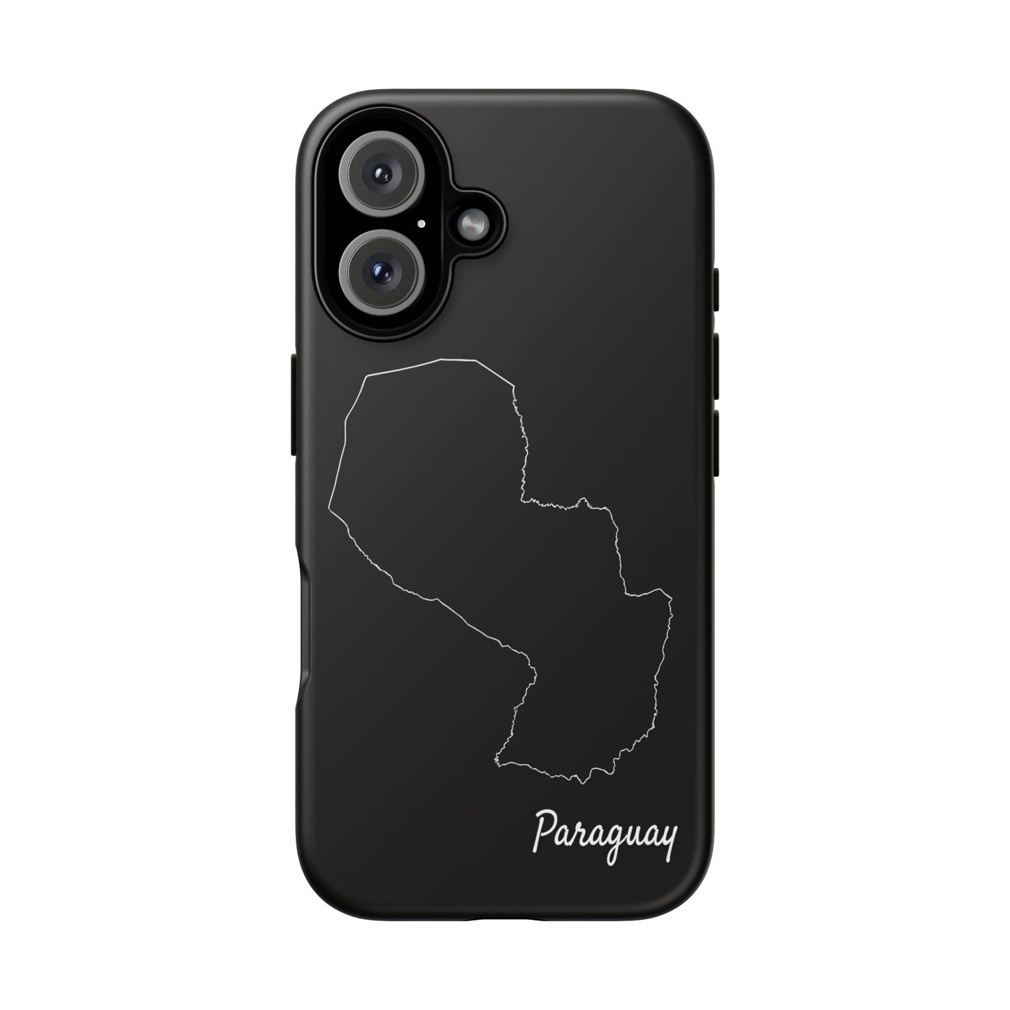 Paraguay Outline Phone Case – Minimal Country Map Tough Case (iPhone, Samsung, Pixel)