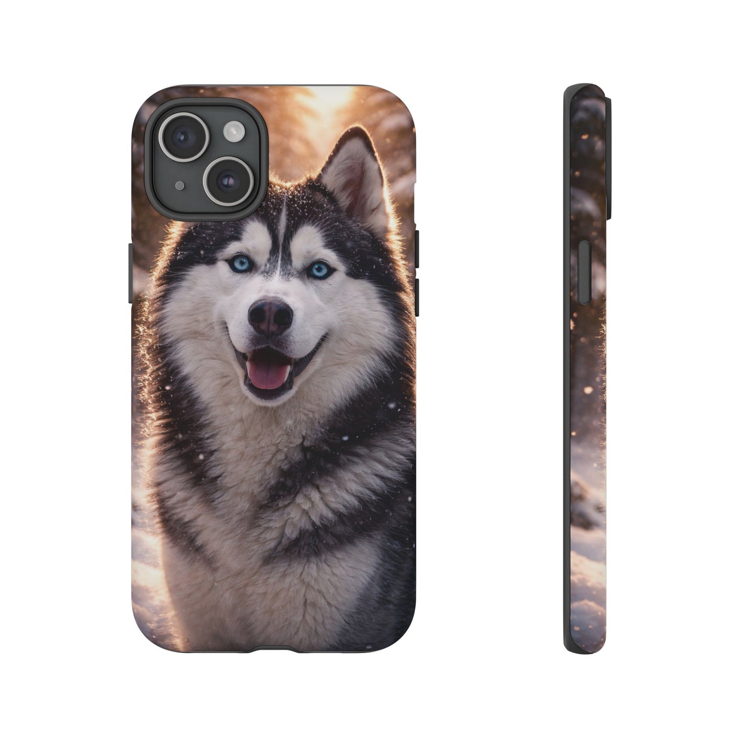 Siberian Husky Tough Phone Case | Blue Eyes Dog Cover Protective iPhone Case