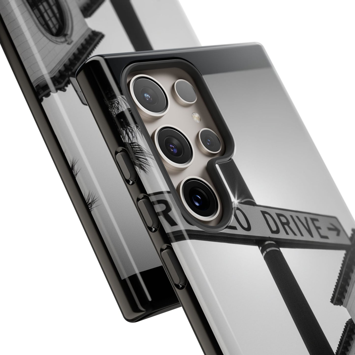 Rodeo Drive Phone Case | Los Angeles Aesthetic Black & White Photography | Luxury LA Street Tough Case for iPhone & Samsung