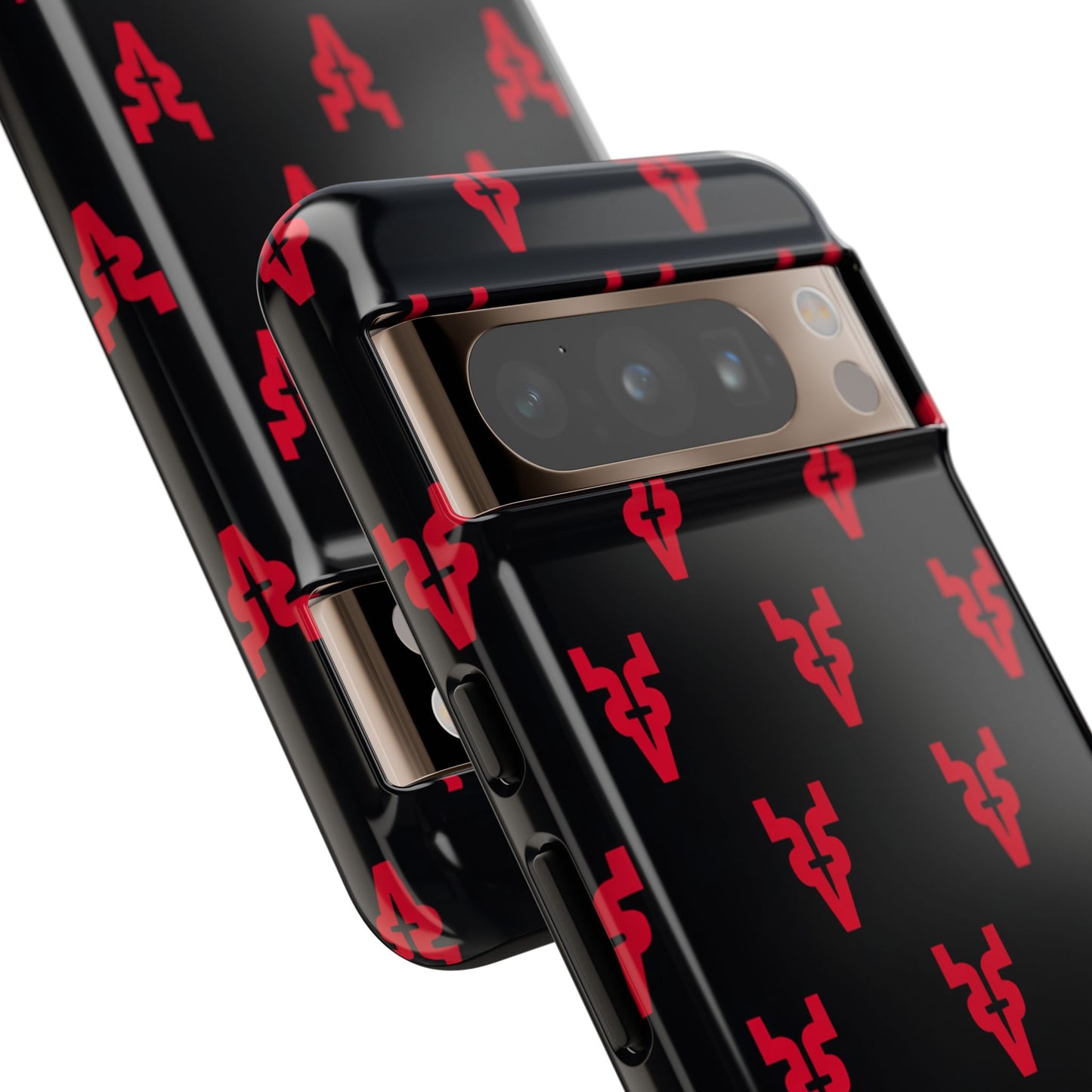Mazatlán Bull Phone Case – Black Red Streetwear Tough Shockproof Cover