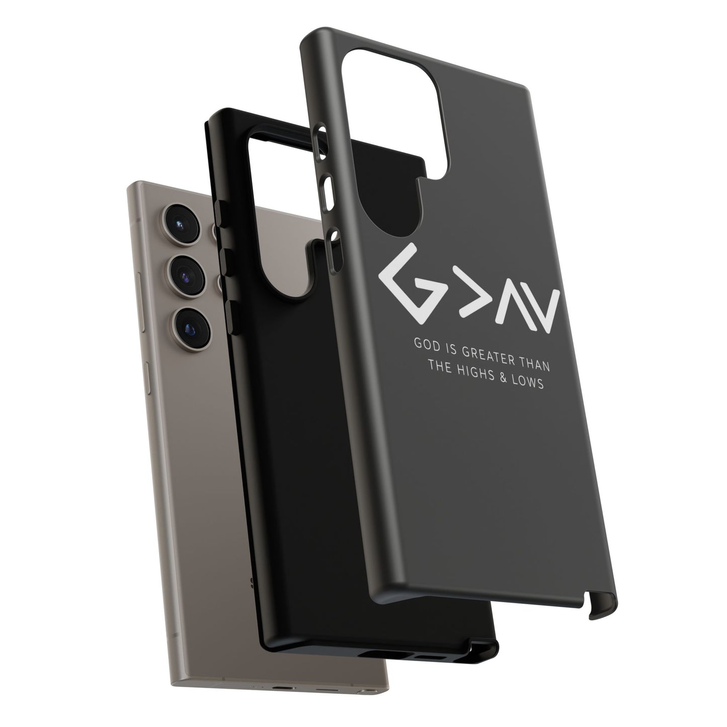 God Is Greater Than The Highs & Lows G>∧∨ Christian Phone Case