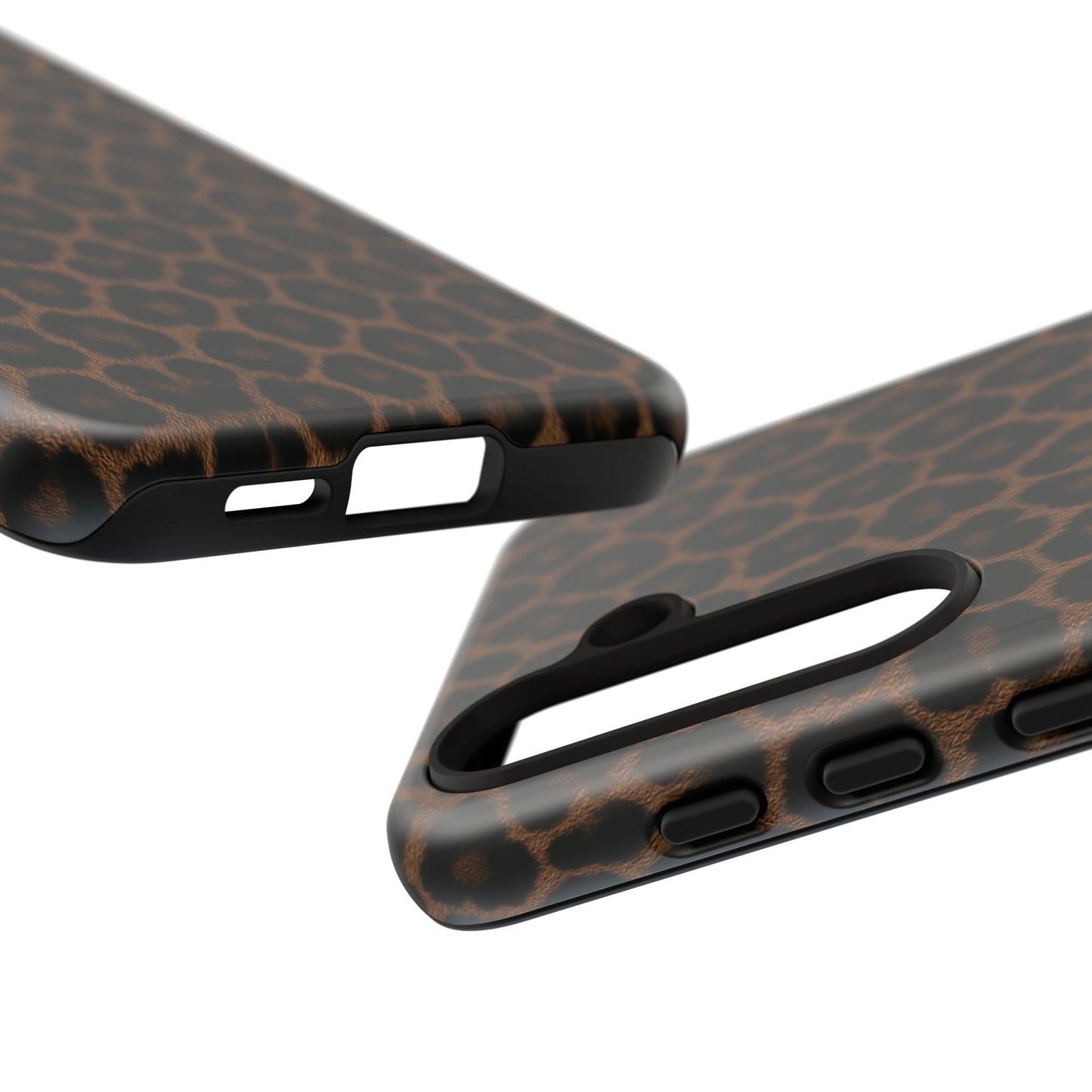 Brown Leopard Print Phone Case | Classic Animal Print Aesthetic Tough Protective Case