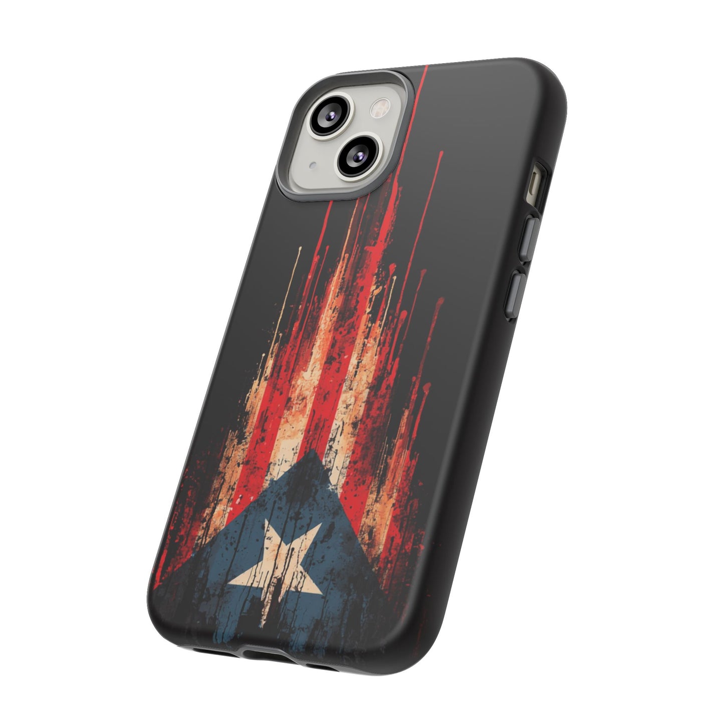 Puerto Rico Flag Phone Case | Distressed Puerto Rican Flag Tough Case | Boricua Pride Protective iPhone Samsung Cover
