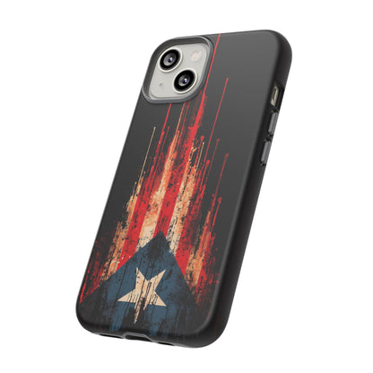 Puerto Rico Flag Phone Case | Distressed Puerto Rican Flag Tough Case | Boricua Pride Protective iPhone Samsung Cover