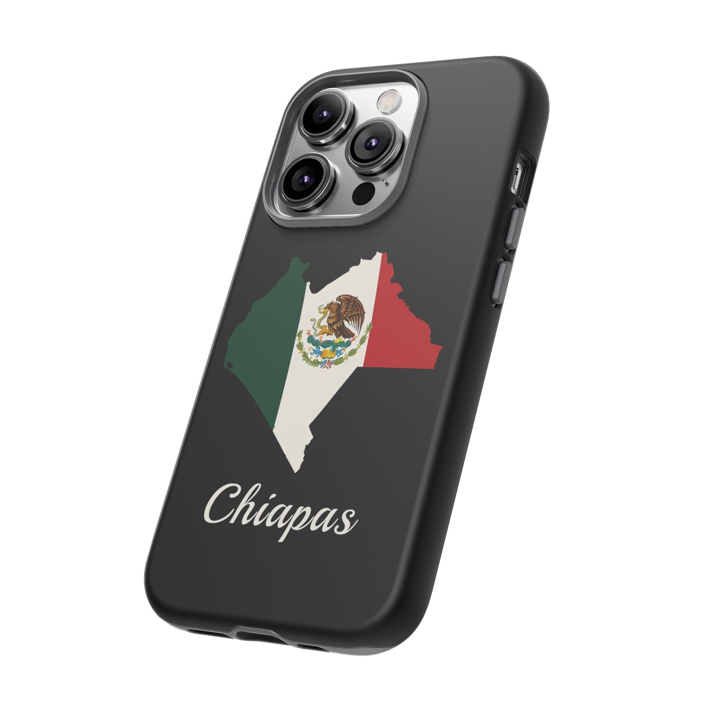 Chiapas Mexico Flag Map Phone Case | Mexican American Pride Tough Case for iPhone & Samsung