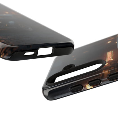 Vintage Classic Car Phone Case | Retro Noir Aesthetic | 1930s Street Scene Tough Case for iPhone & Samsung