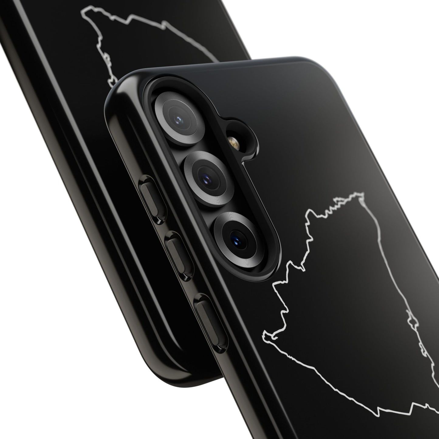 Nicaragua Outline Phone Case – Minimal Country Map Tough Case (iPhone, Samsung, Pixel)