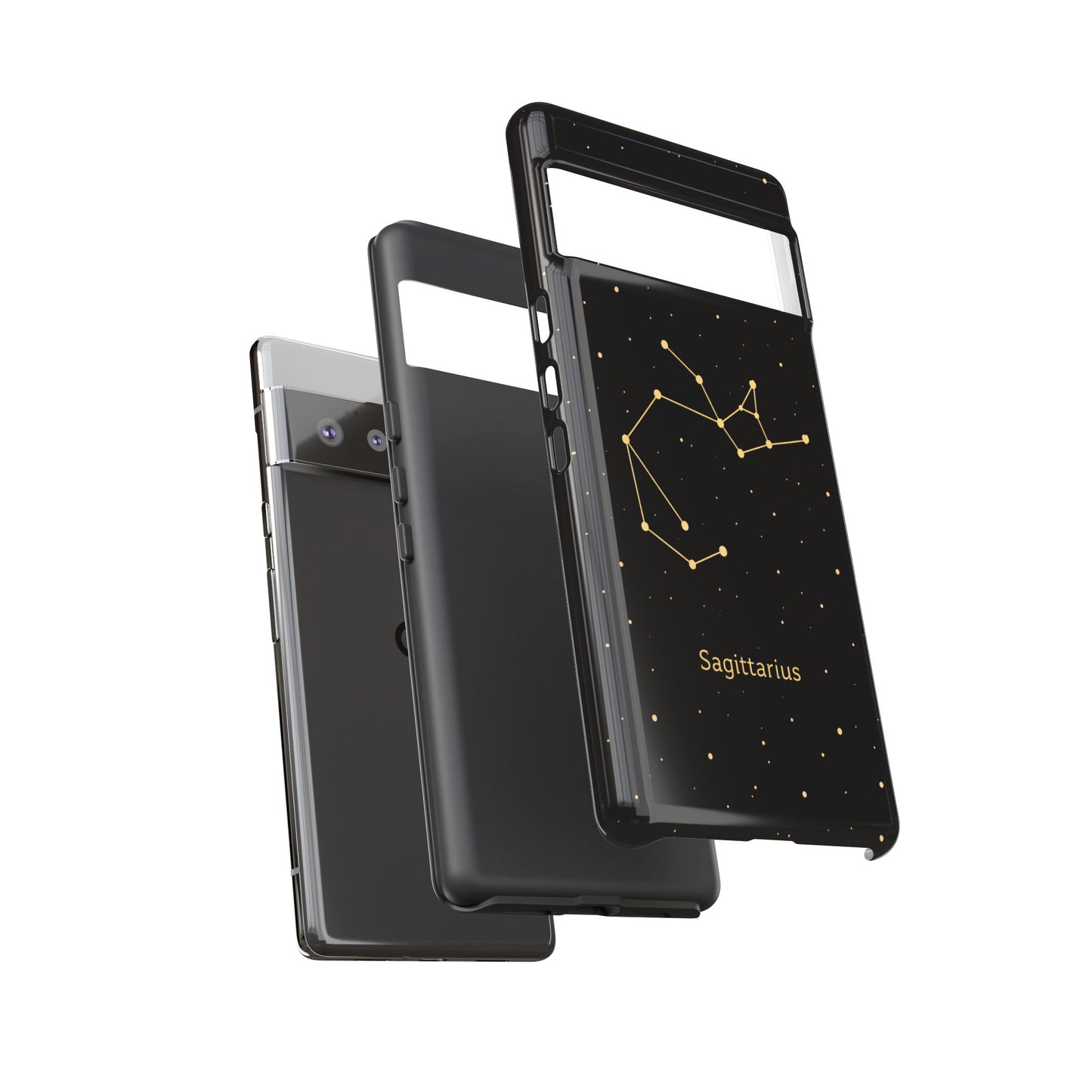 Sagittarius Zodiac Constellation Phone Case – Luxe Gold Celestial Cover