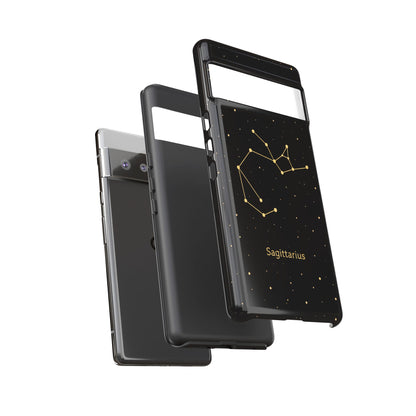 Sagittarius Zodiac Constellation Phone Case – Luxe Gold Celestial Cover