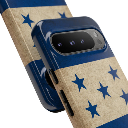 Honduras Flag Phone Case | Vintage Honduran Flag iPhone & Samsung Tough Protective Case
