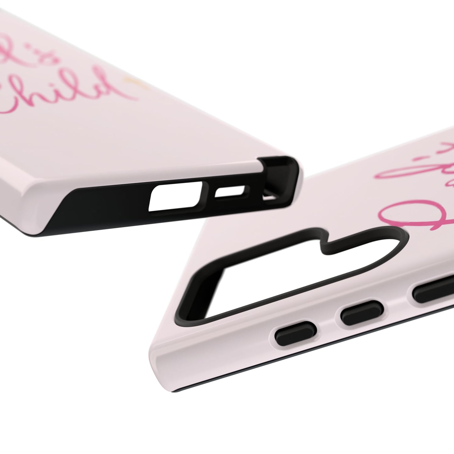 Gods Child Phone Case Christian Pink Aesthetic Tough iPhone Case