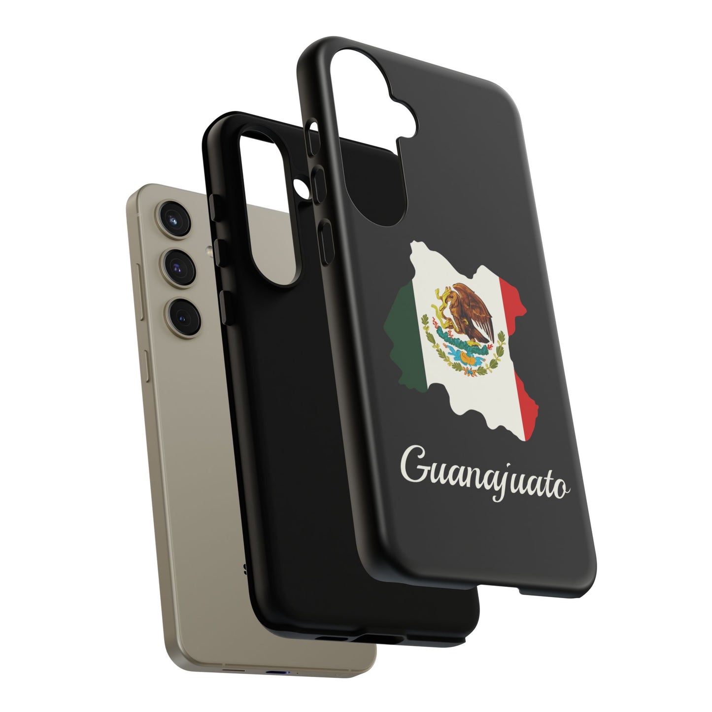 Guanajuato Mexico Flag Map Phone Case | Mexican American Pride Tough Case for iPhone & Samsung