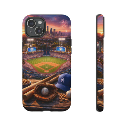 Baseball Sunset Stadium Phone Case LA Game Day Sports Aesthetic Case