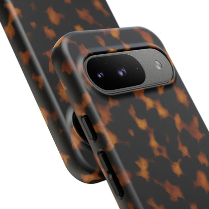 Tortoiseshell Phone Case – Brown Leopard Pattern Luxury Tough Protective Case