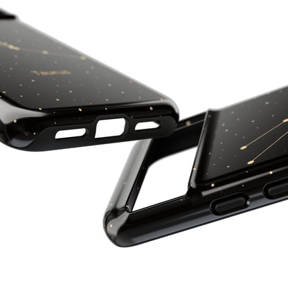 Taurus Zodiac Constellation Phone Case – Luxe Gold Celestial Cover