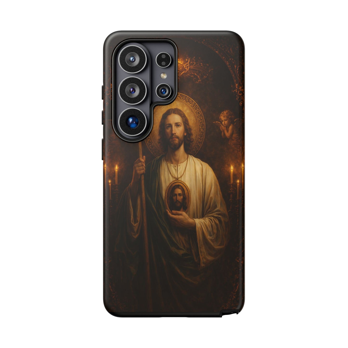 San Judas Phone Case Saint Jude Catholic Saint Religious Art Portrait Tough