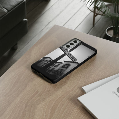 Rodeo Drive Phone Case | Los Angeles Aesthetic Black & White Photography | Luxury LA Street Tough Case for iPhone & Samsung