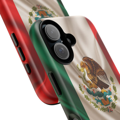 Mexico Flag Phone Case | Mexican Pride iPhone & Samsung Case | Tricolor Aesthetic Tough Protective Cover