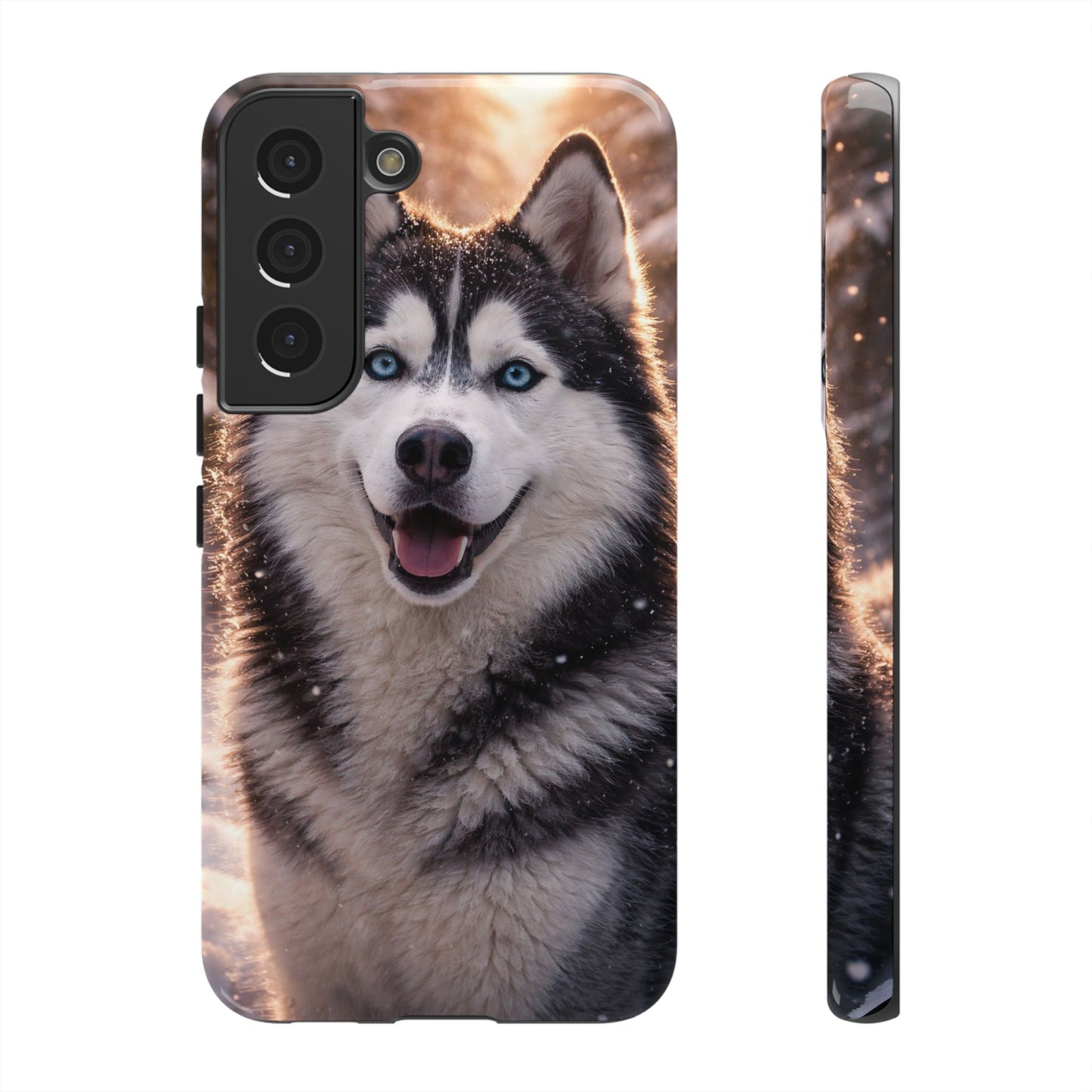 Siberian Husky Tough Phone Case | Blue Eyes Dog Cover Protective iPhone Case