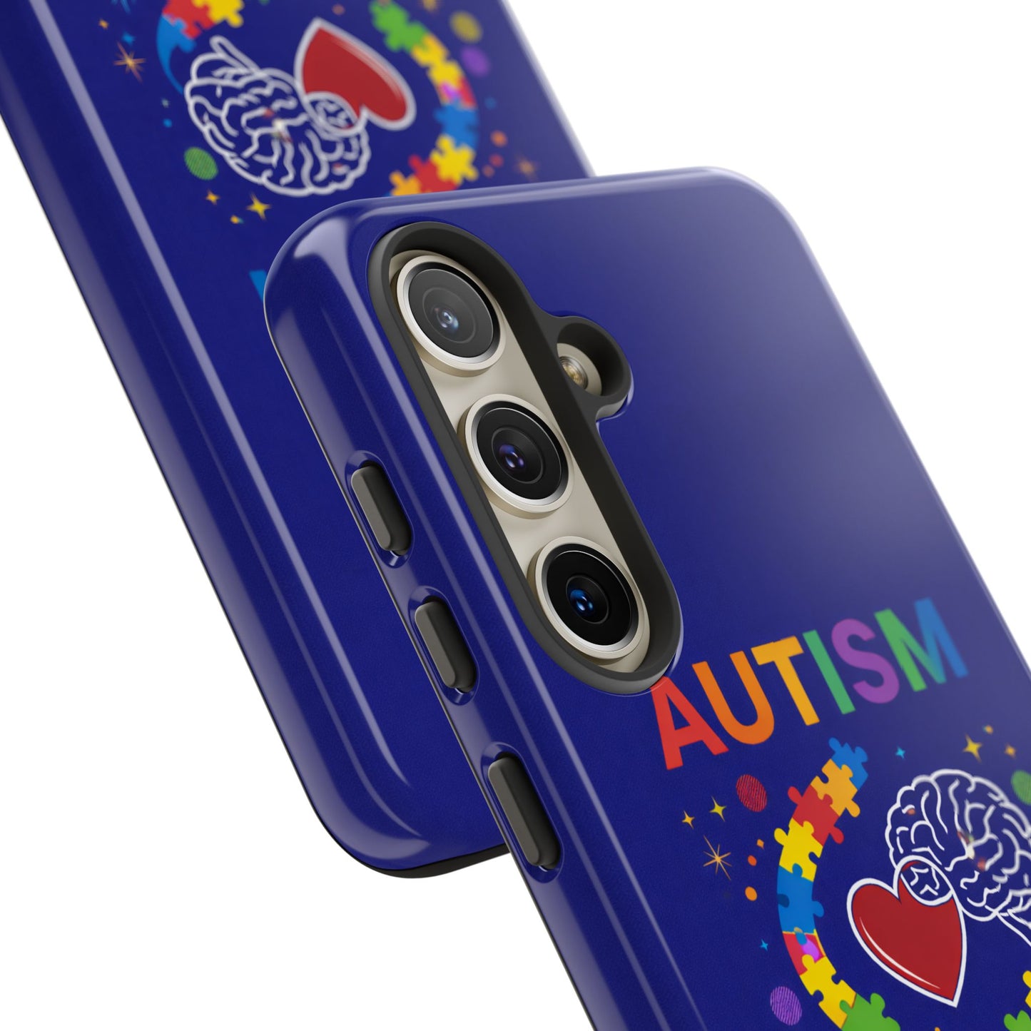 Autism Awareness Tough Case – "Love Connects All Pieces" Phone Case for Iphone, Samsung Galaxy and Pixel