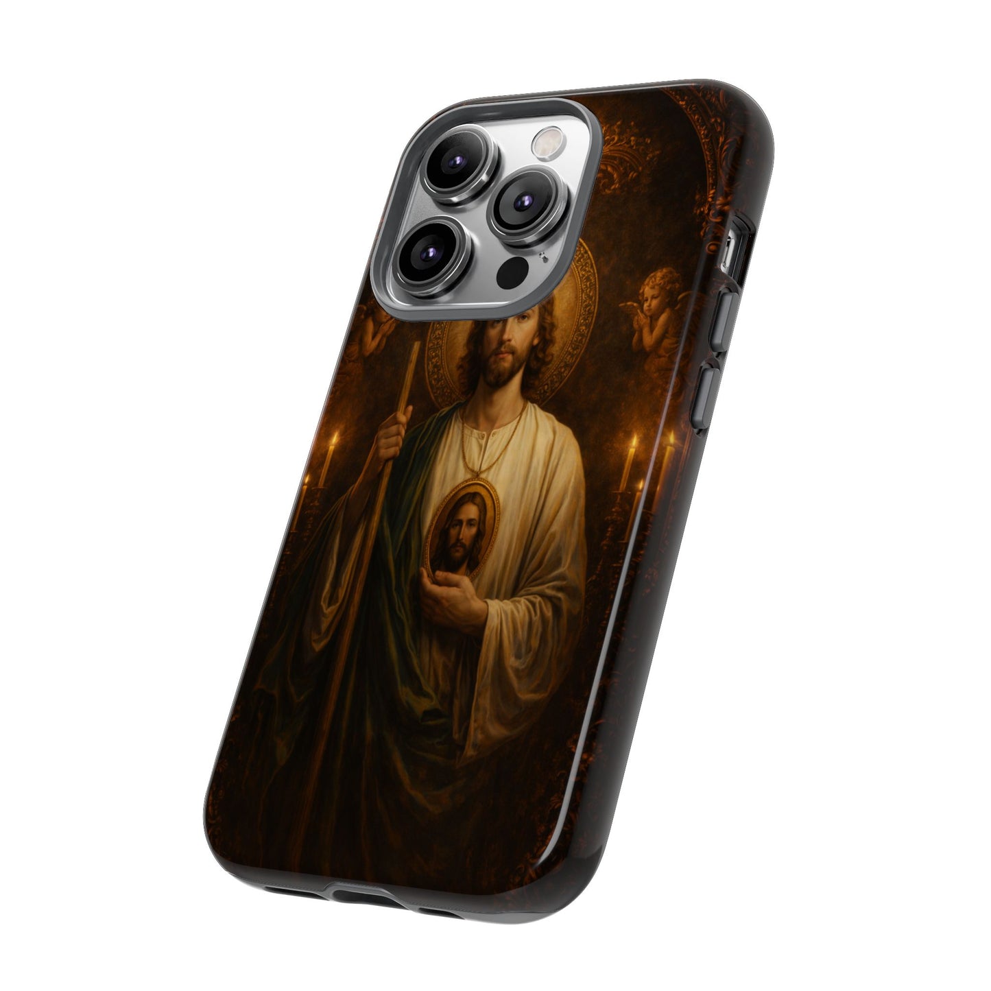 San Judas Phone Case Saint Jude Catholic Saint Religious Art Portrait Tough