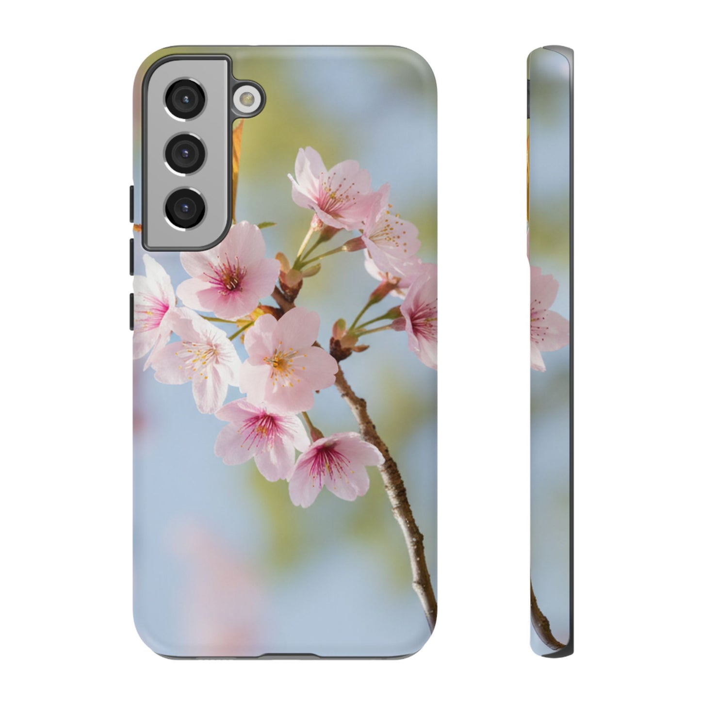 Cherry Blossom Phone Case – Pink Floral Tough Case (iPhone, Samsung Galaxy, Pixel)