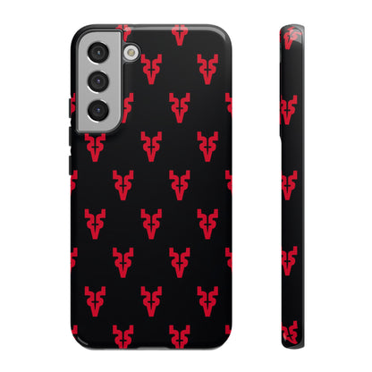Mazatlán Bull Phone Case – Black Red Streetwear Tough Shockproof Cover