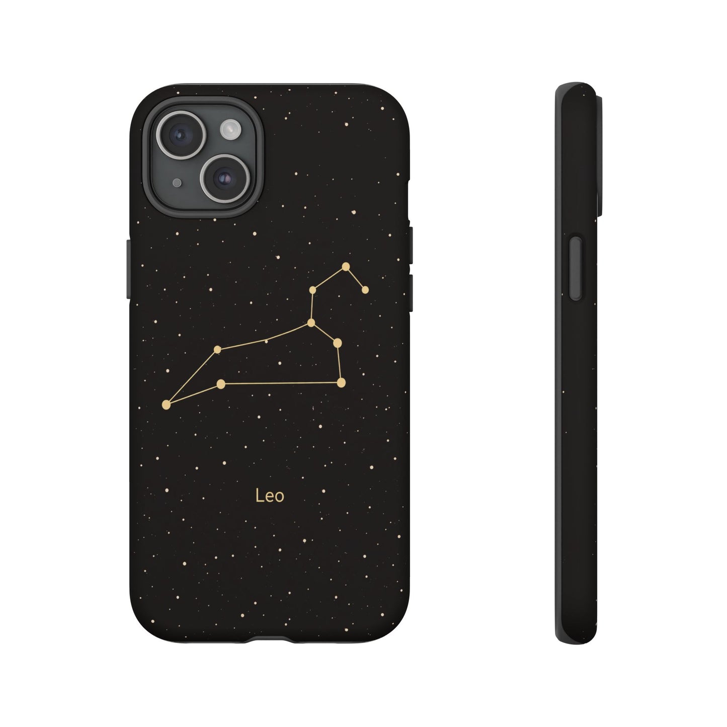 Leo Zodiac Constellation Phone Case – Luxe Gold Celestial Cover