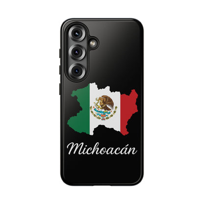 Michoacán Mexico Flag Map Phone Case | Mexican American Pride Tough Case for iPhone & Samsung