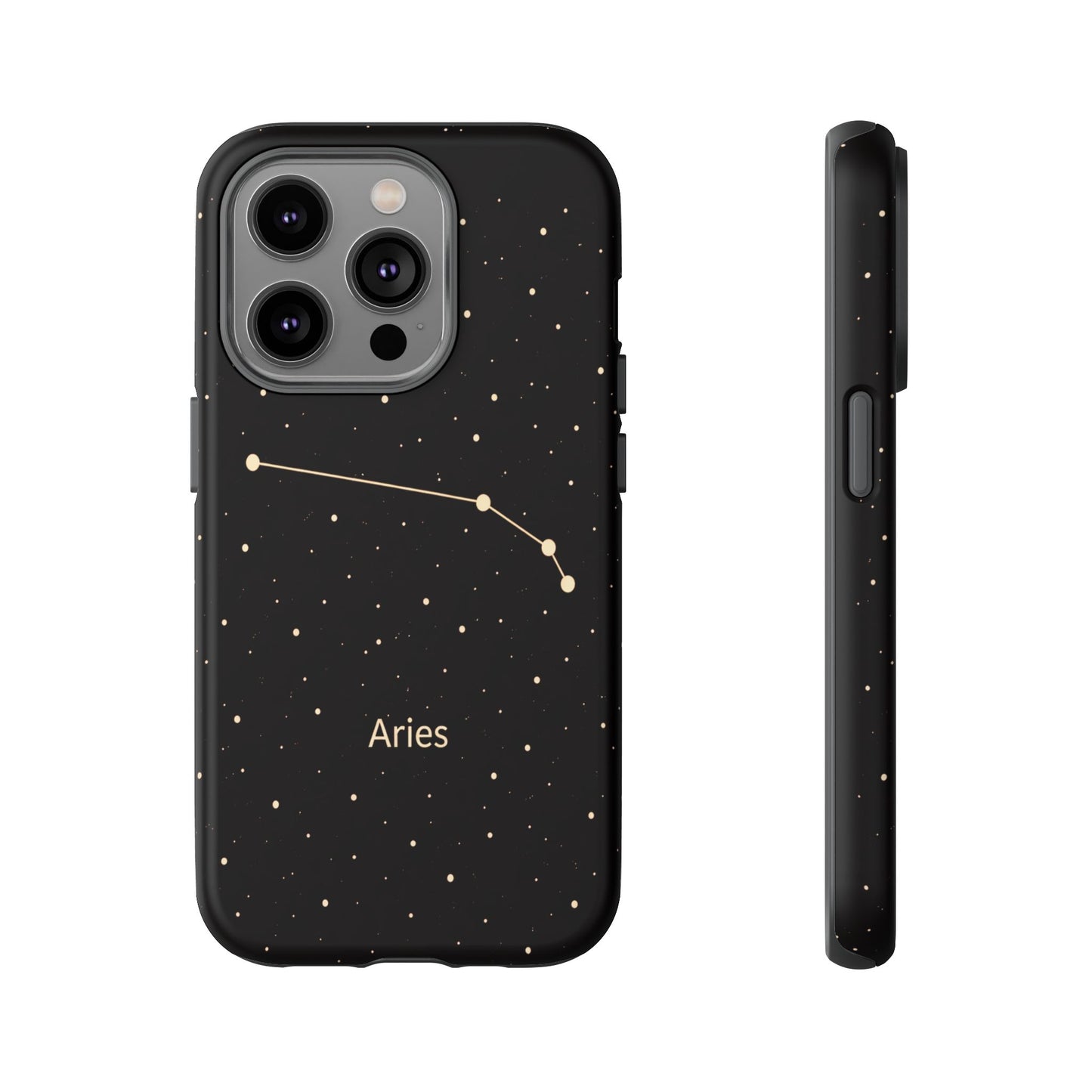 Aries Zodiac Constellation Phone Case – Luxe Gold Celestial Cover