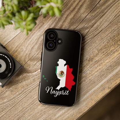 Nayarit Mexico Flag Map Phone Case | Mexican American Pride Tough Case for iPhone & Samsung