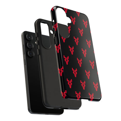 Mazatlán Bull Phone Case – Black Red Streetwear Tough Shockproof Cover