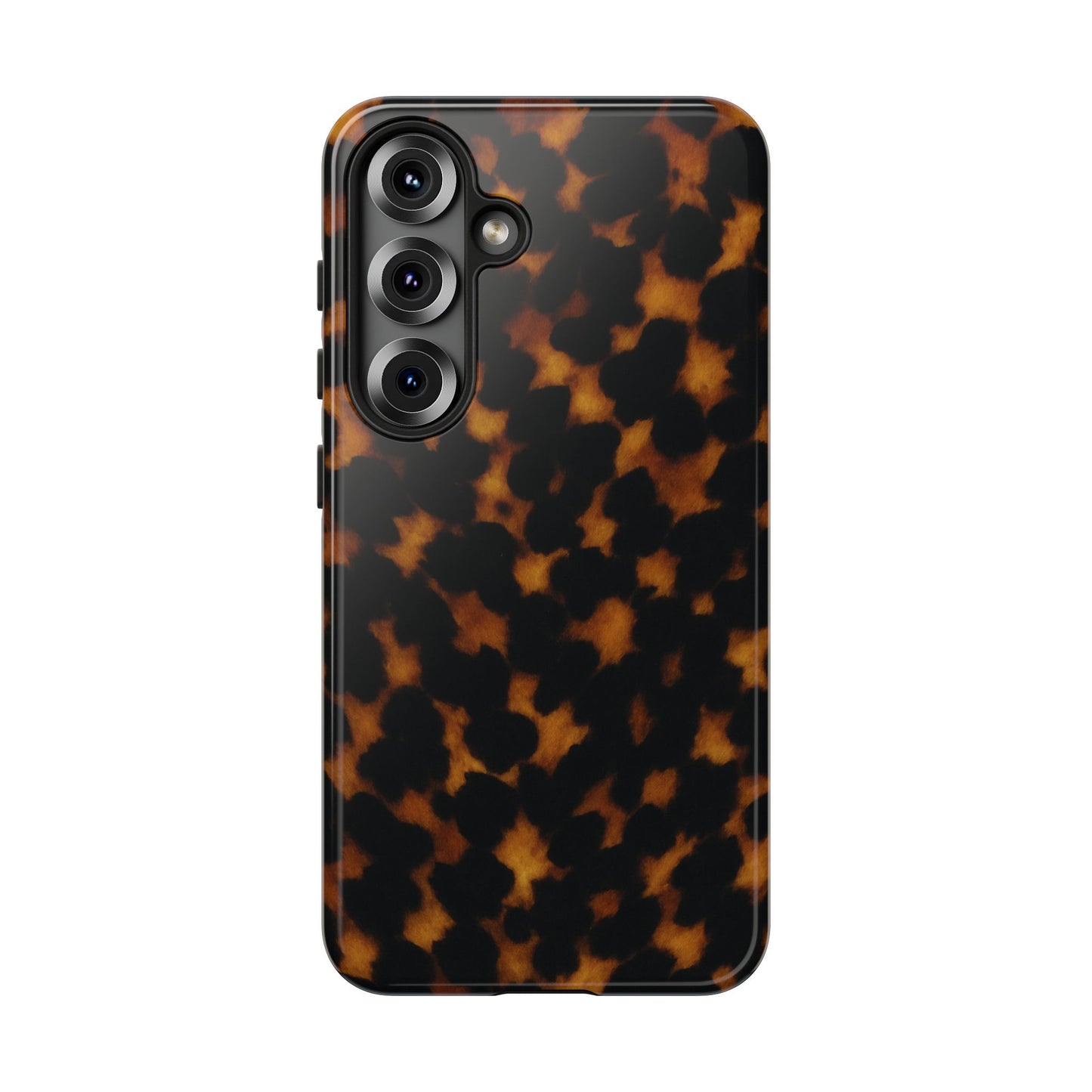 Tortoiseshell Phone Case – Brown Leopard Pattern Luxury Tough Protective Case