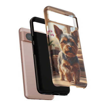 Yorkshire Terrier Phone Case – Cute Yorkie Puppy Tough Case (iPhone, Samsung, Pixel)