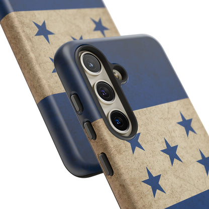 Honduras Flag Phone Case | Vintage Honduran Flag iPhone & Samsung Tough Protective Case