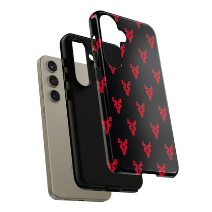 Mazatlán Bull Phone Case – Black Red Streetwear Tough Shockproof Cover