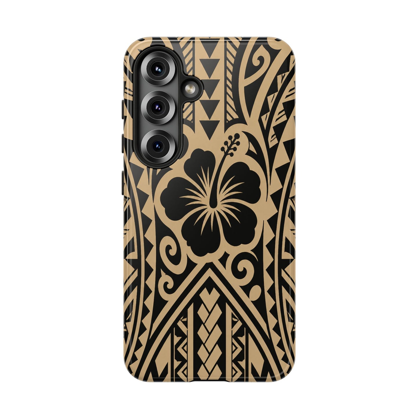 Polynesian Tribal Hawaiin Hibiscus Phone Case for iPhone Samsung Galaxy