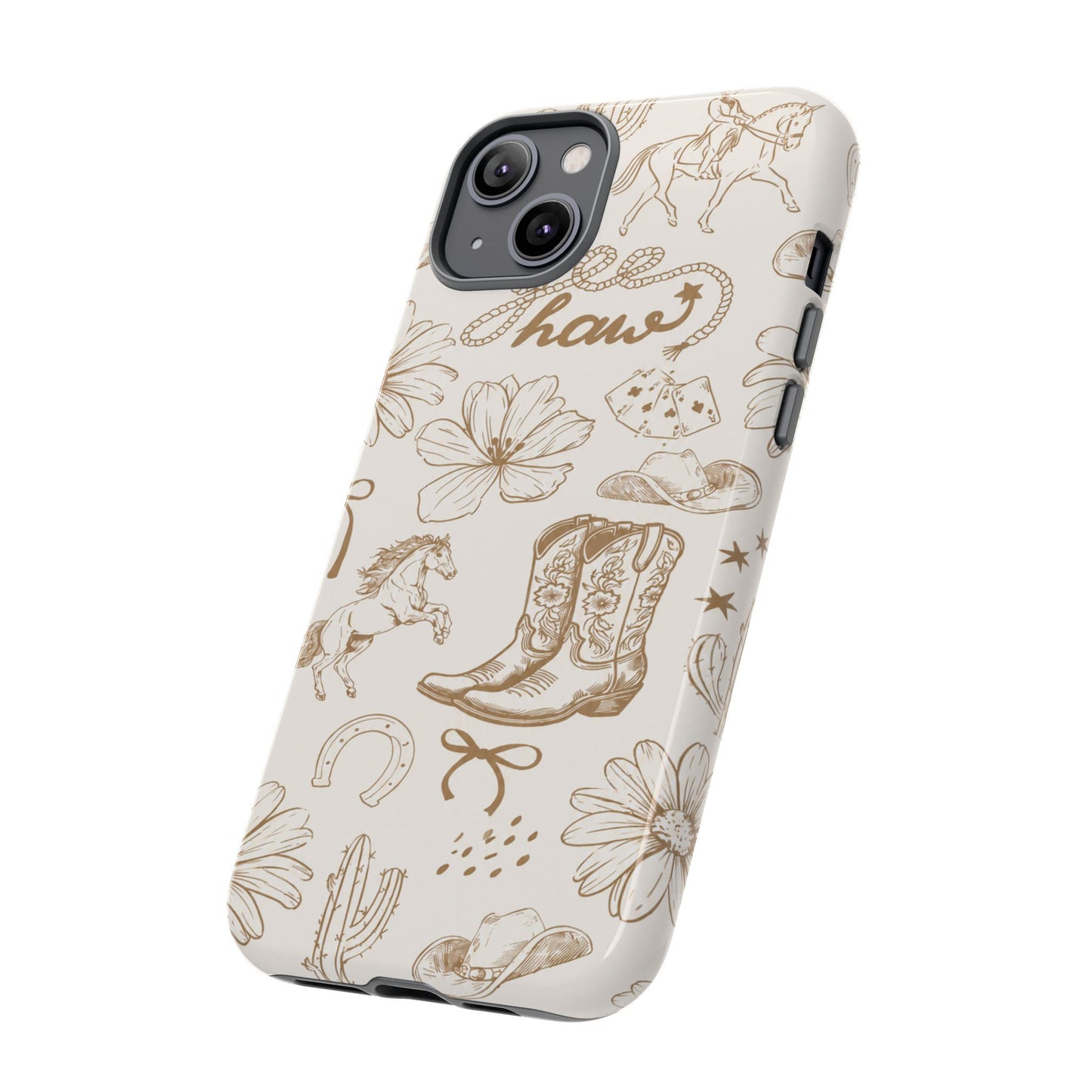 Western Cowgirl Phone Case for iPhone Samsung Galaxy Pixel Tough Case