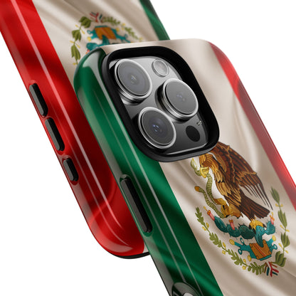 Mexico Flag Phone Case | Mexican Pride iPhone & Samsung Case | Tricolor Aesthetic Tough Protective Cover