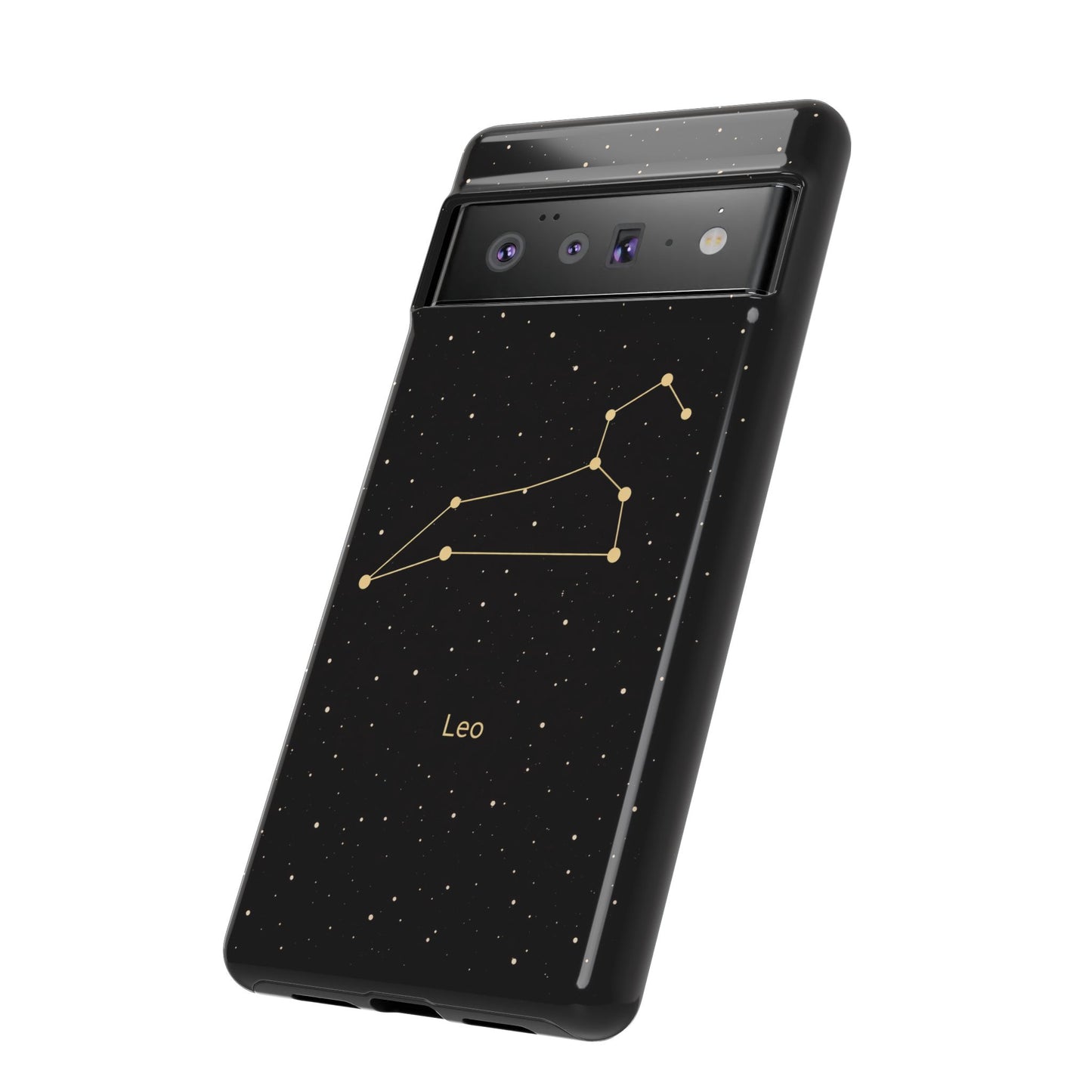 Leo Zodiac Constellation Phone Case – Luxe Gold Celestial Cover