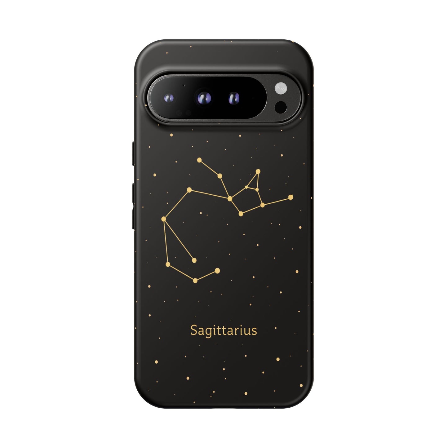 Sagittarius Zodiac Constellation Phone Case – Luxe Gold Celestial Cover