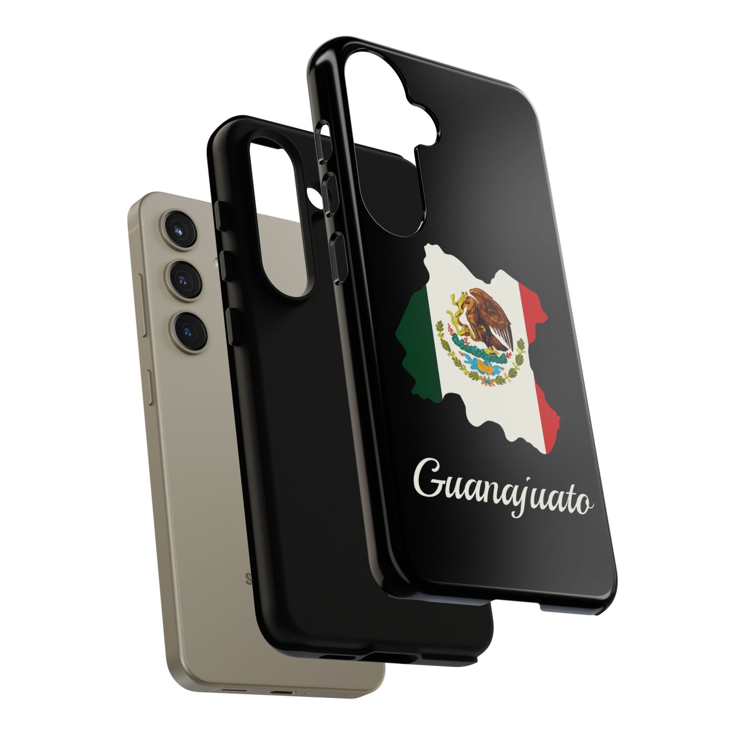 Guanajuato Mexico Flag Map Phone Case | Mexican American Pride Tough Case for iPhone & Samsung
