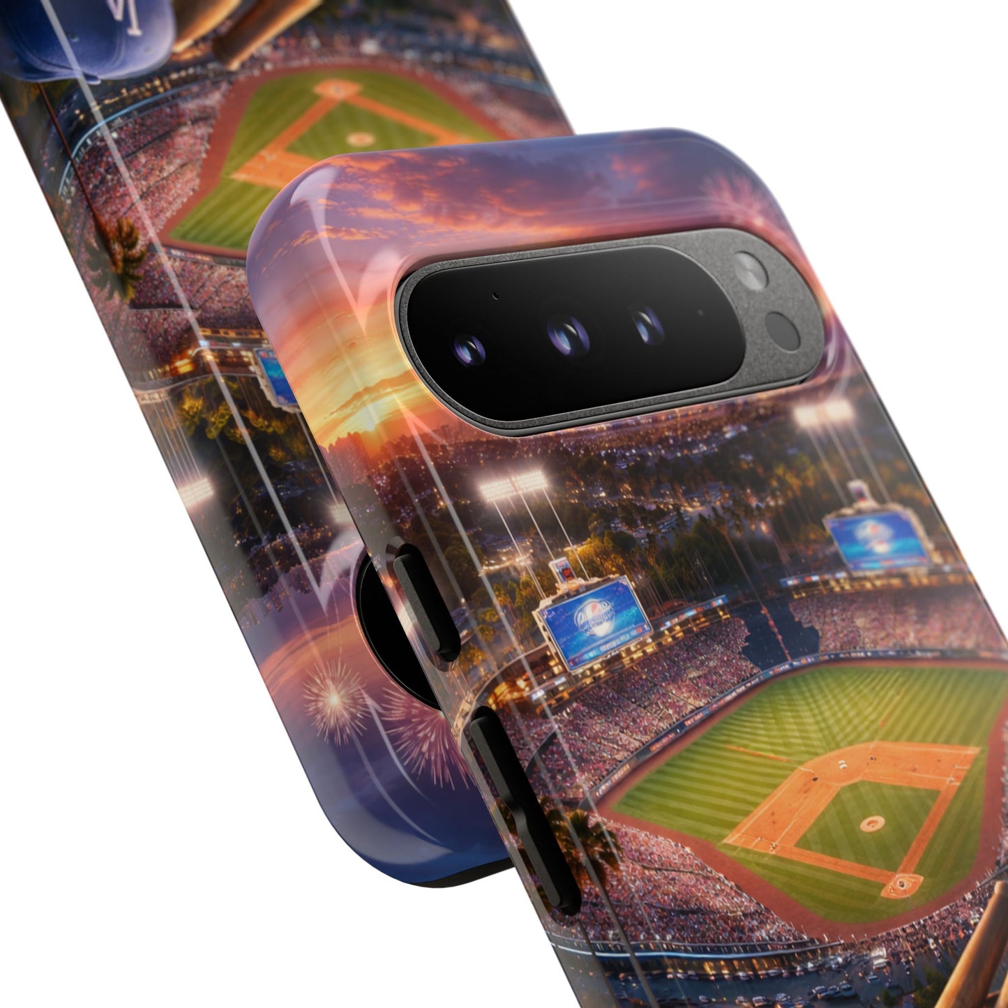 Baseball Sunset Stadium Phone Case LA Game Day Sports Aesthetic Case