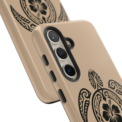 Polynesian Turtle Phone Case | Hawaiian Beach Tough Cover