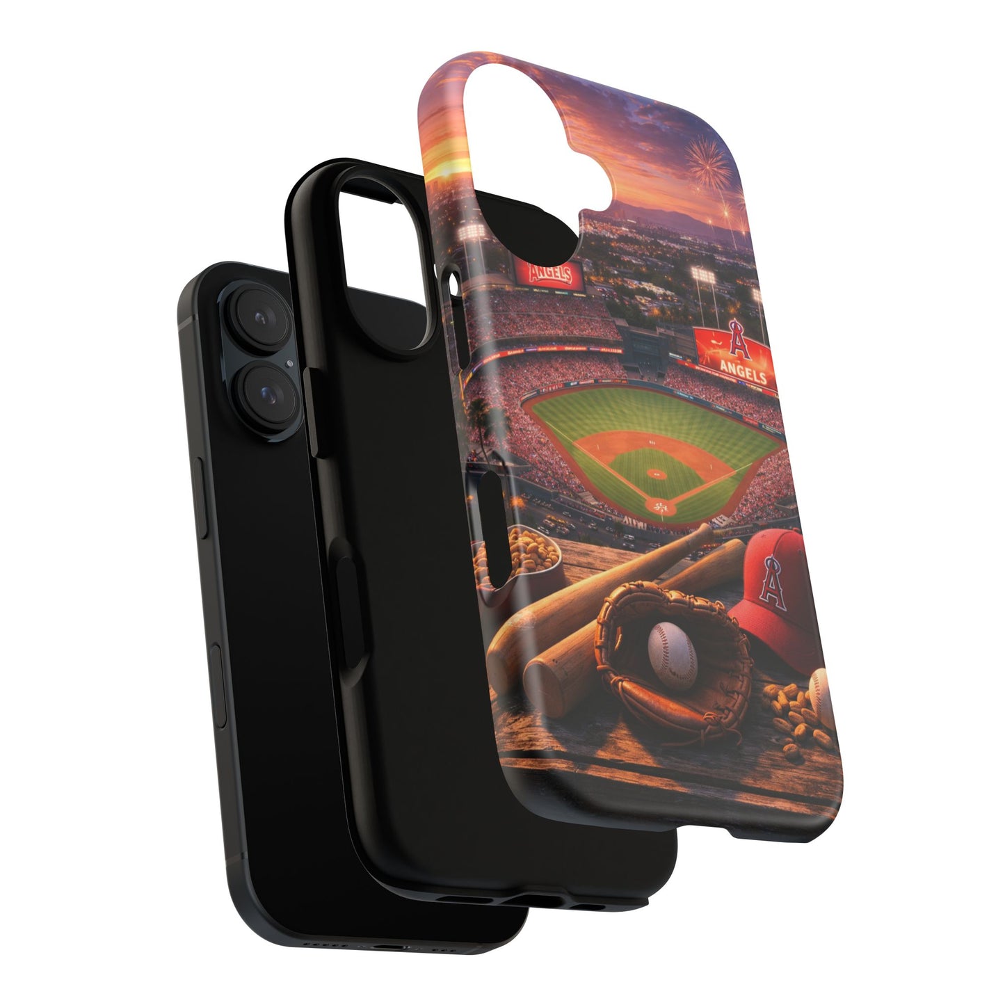 Baseball Stadium Phone Case Sports Fan Ballpark Game Day Tough Case
