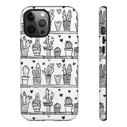 Cactus Succulent Phone Case Cute Plant Aesthetic iPhone Samsung Cover