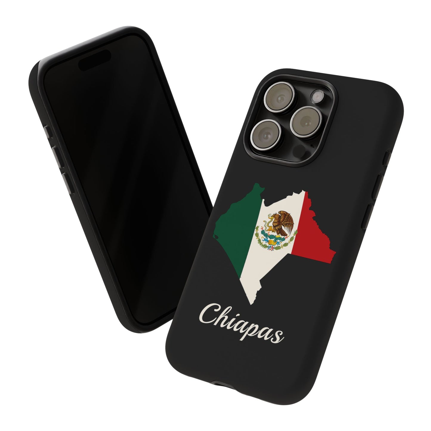 Chiapas Mexico Flag Map Phone Case | Mexican American Pride Tough Case for iPhone & Samsung