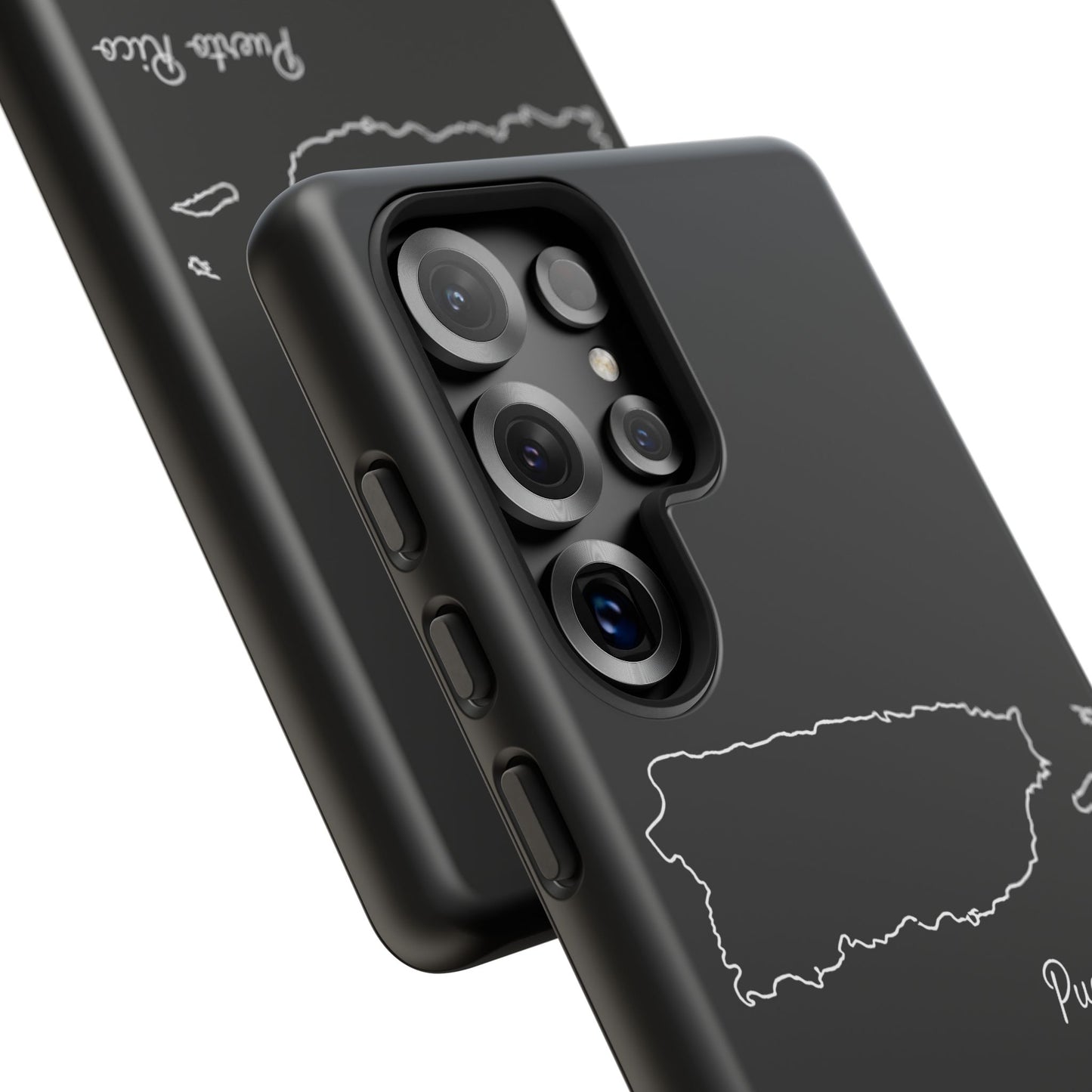 Puerto Rico Outline Phone Case – Minimal Country Map Tough Case (iPhone, Samsung, Pixel)