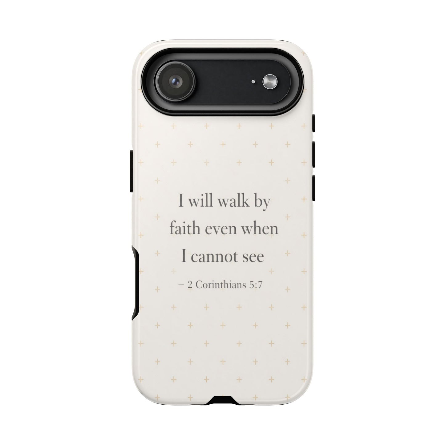 Walk by Faith Phone Case 2 Corinthians 5:7 Christian Bible Cover