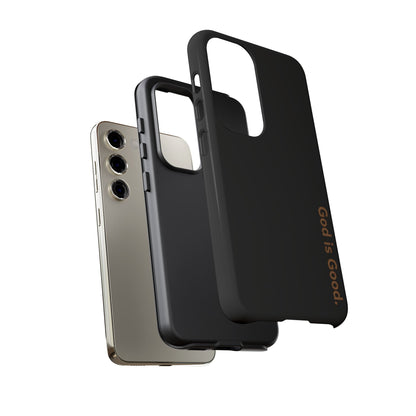 God Is Good Phone Case Minimal Aesthetic Christian Tough Cover